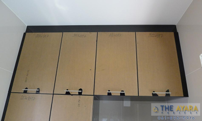 ชุดครัว Built-in Acrylic สีขาวมุก