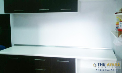 ชุดครัว Built-in Budget Kit 200A หน้าบาน Melamine สีโอ๊ค