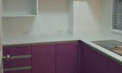 ชุดครัว Built-in Hi Gloss สีม่วง