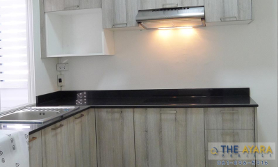 ชุดครัว Built-in Melamine ลายไม้ Bleached Wenge