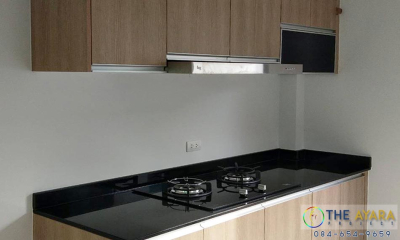 ชุดครัว Built-in โครงซีเมนต์บอร์ด หน้าบาน Melamine สี Nordic Maple