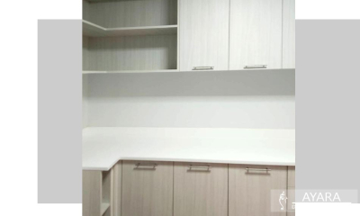 ชุดครัว Built-in โครงซีเมนต์บอร์ด หน้าบาน Melamine ES 5054-15