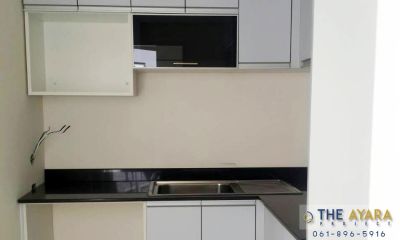 ชุดครัว Built-in Laminate ลายไม้ Glacier สีเทา