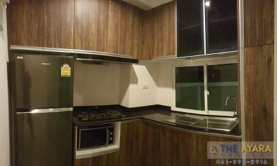 ชุดครัว Built-in Melamine ลายไม้ Loft Golden Oak